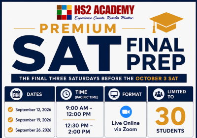 HS2 Premium SAT Final Prep