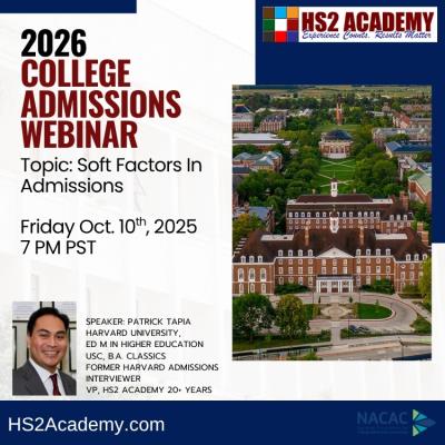 Oct. 10th Webinar: Winning the Intangibles – The Soft Factors That Separate Admitted Students from the Rest